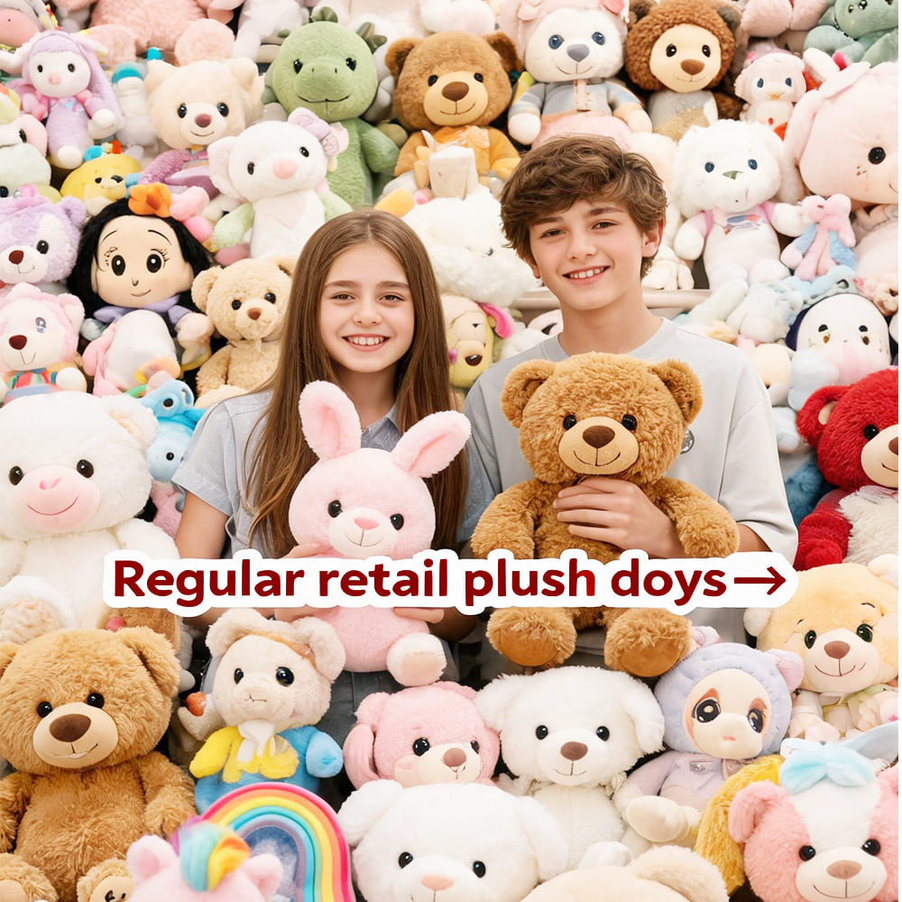 Regular retail plush toys
